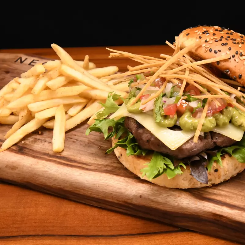 Hamburguesa guacamole