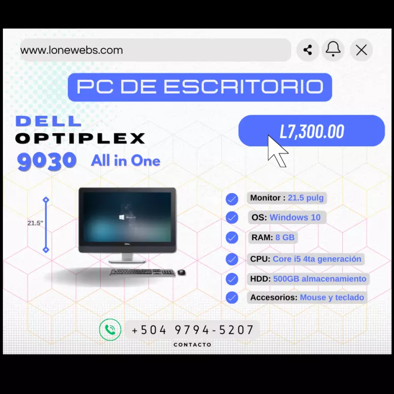 Dell Optiplex 9030 all in One