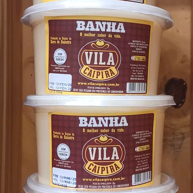 Gordura suína (banha)