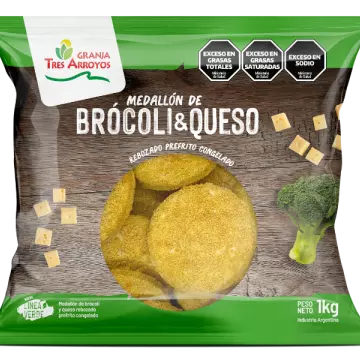 Medallón brocoli y queso