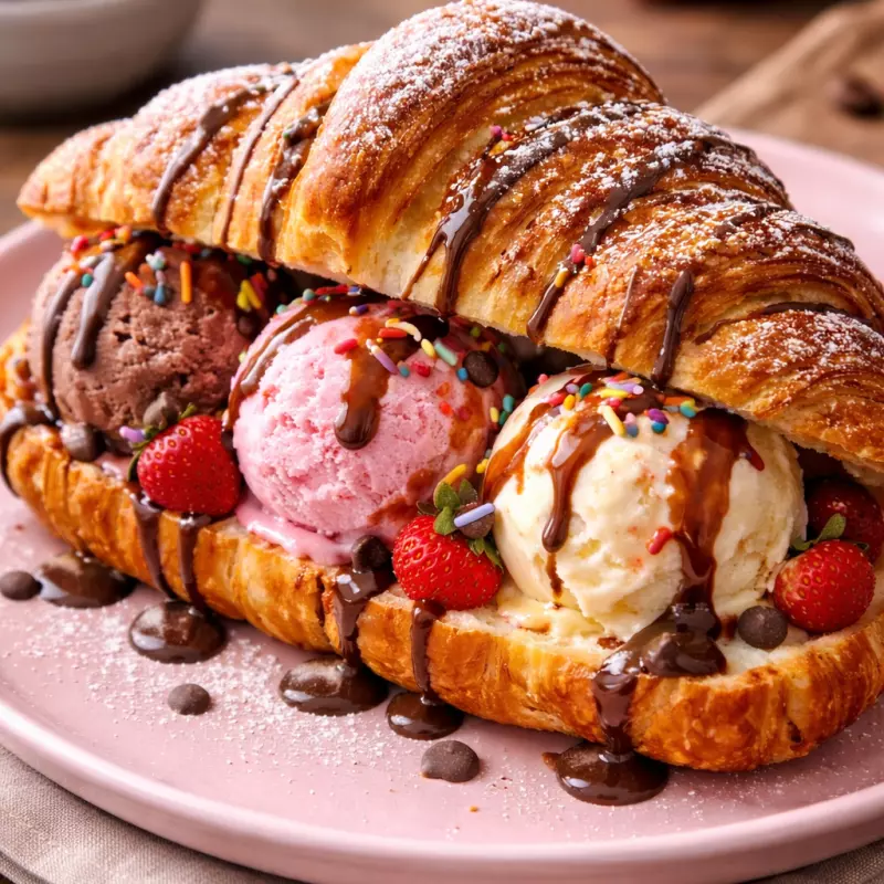 CROISSANT DE SORVETE