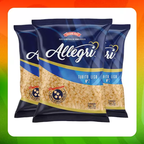Bulto Allegri Pasta Tubito 2 1kg