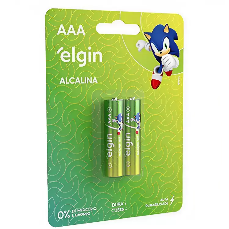 PILHA ELGIN ALCALINA AAA C/2 UN