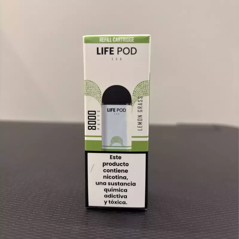 REFIL LIFE POD ECO 1 8k LEMON GRASS
