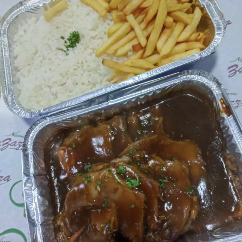 750g lagarto com guarnição