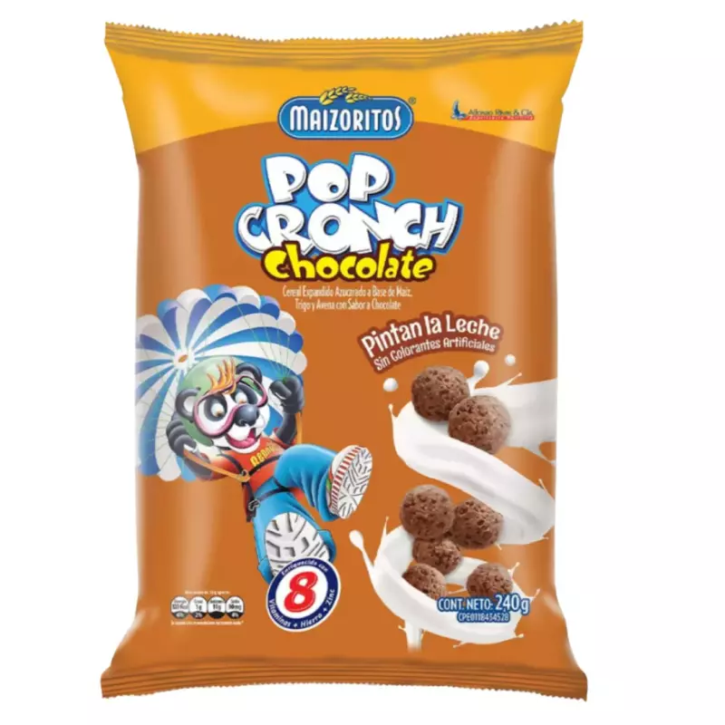 MAIZORITOS POP CHOCOLATE 240GR