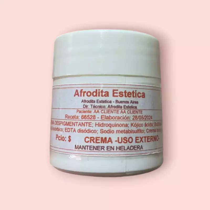 Crema despigmentante