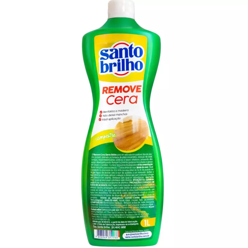 Remove Cera 1L SANTO BRILHO