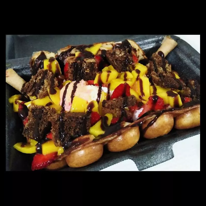 Arma tu Bubble Waffle