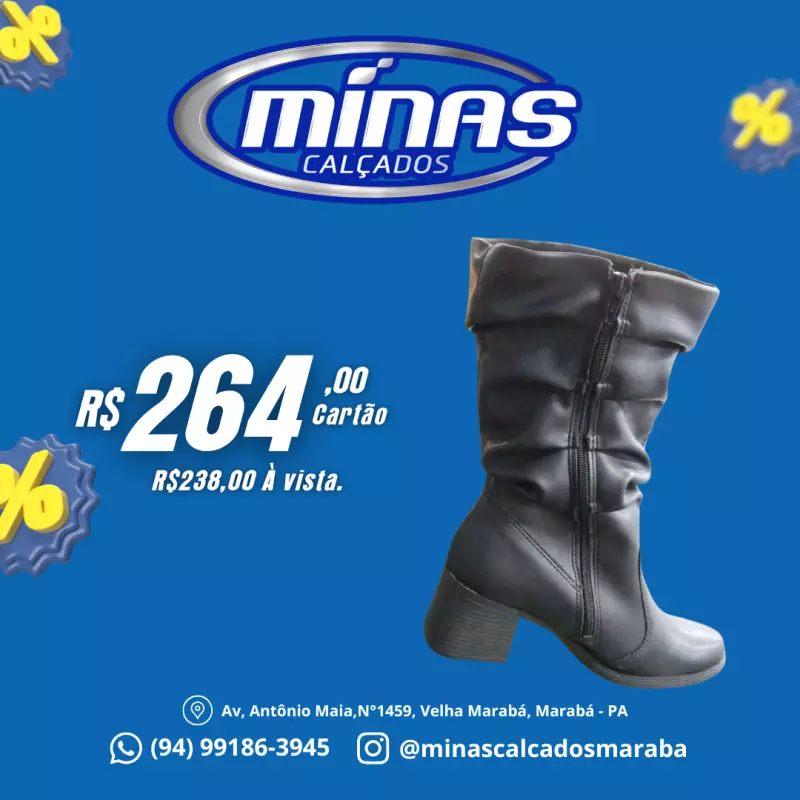 Bota Preta RF:ME502