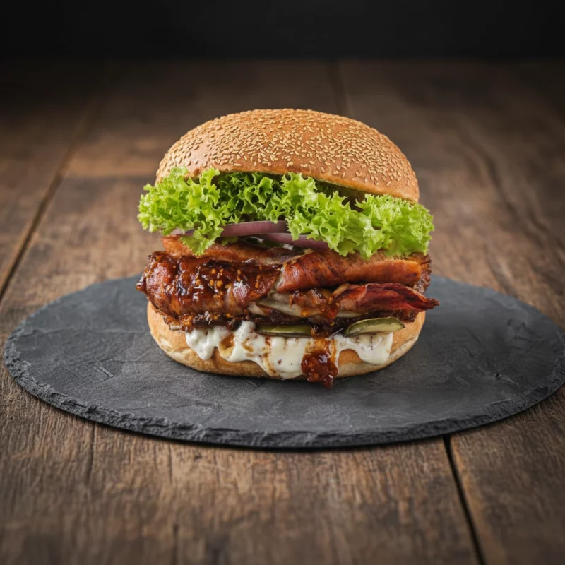 Chori Burger Pollo + Papas
