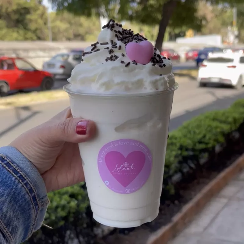 Frappe chocolate blanco