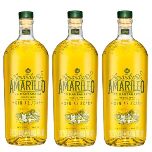 MEDIA DE AGUARDIENTE AMARILLO