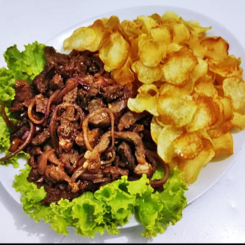 Porção de Filé com Fritas