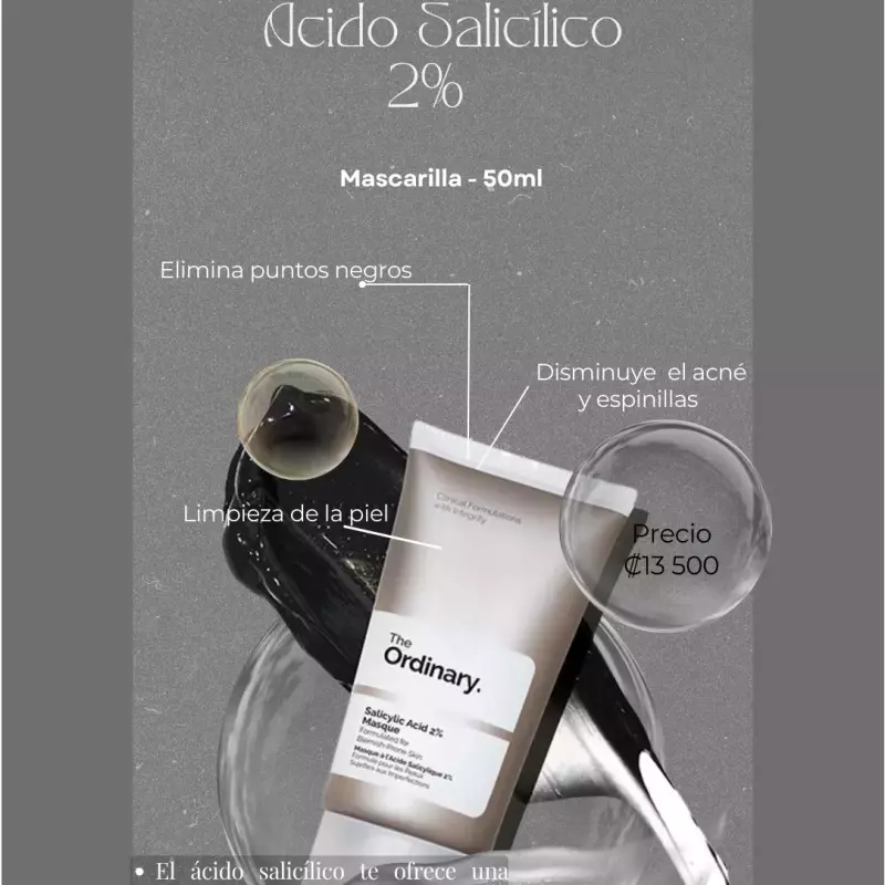 Acido Salicilico 2% Mascarilla -50ml