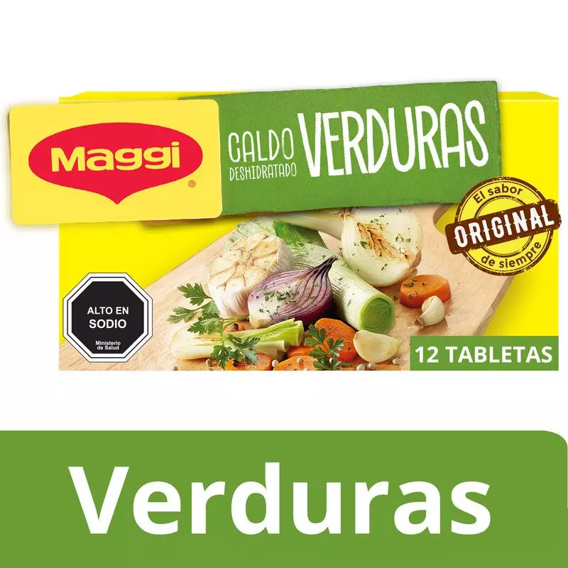 Caluga Maggi verduras 12 unidades