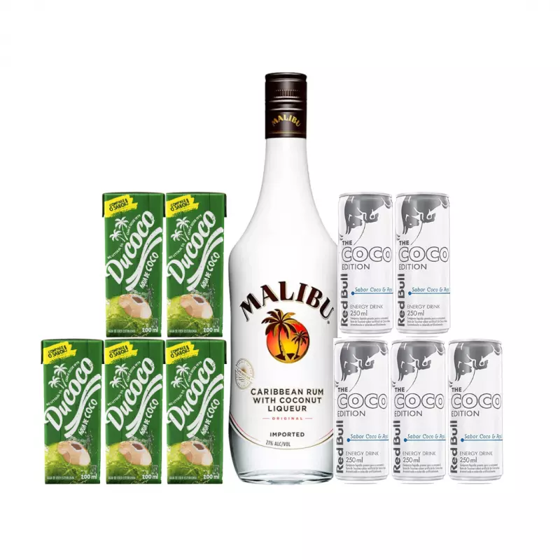 Combo Malibu C/ RedBull