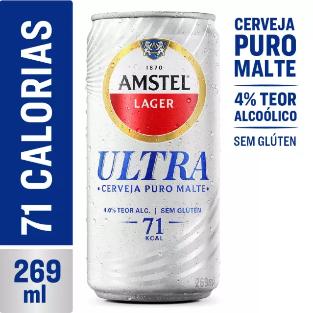 Cerveja Amstel Ultra 269ml