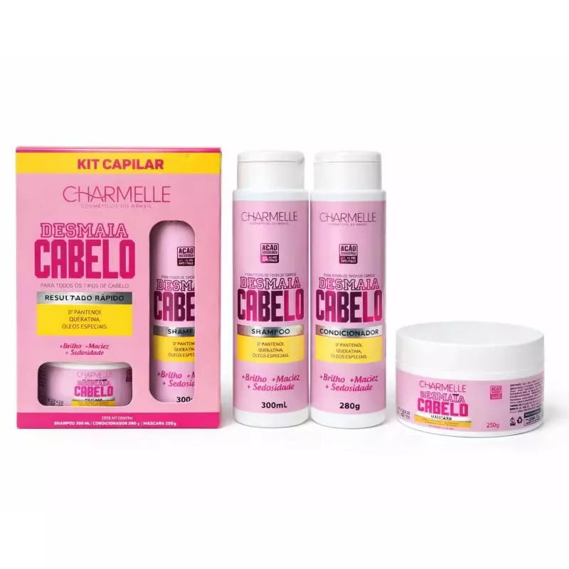 Kit Capilar Desmaia 3x1