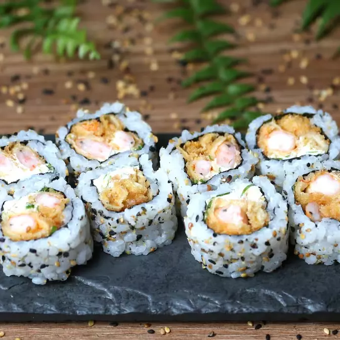Uramaki Salmão Empanado