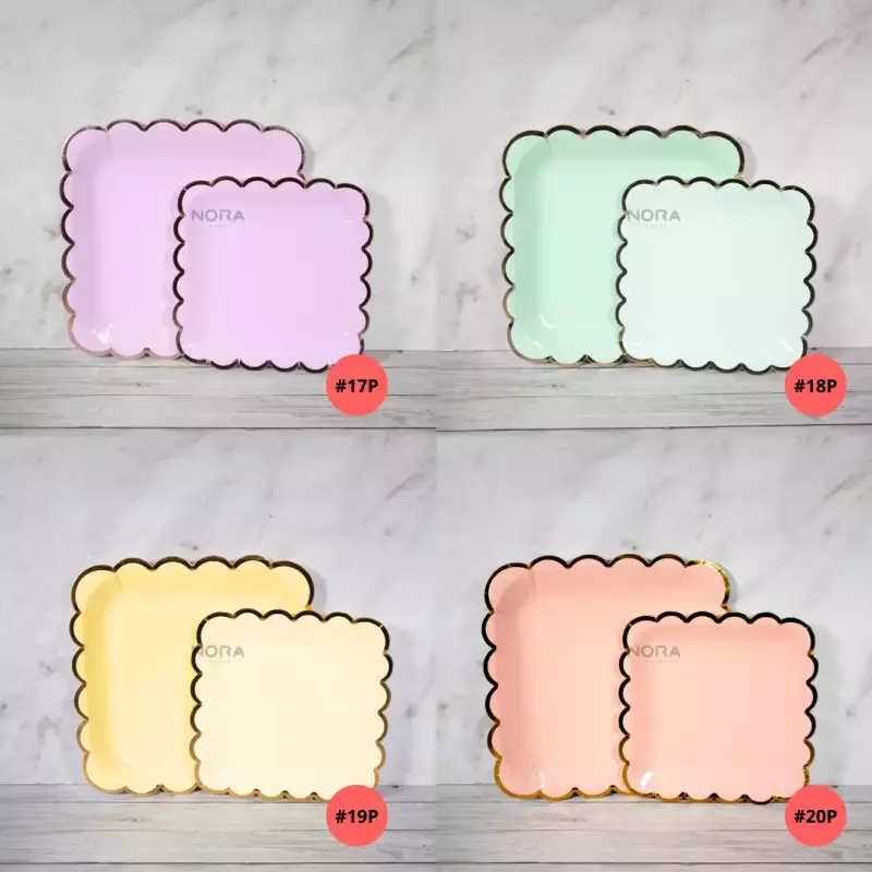 Platos con diseño 20 und