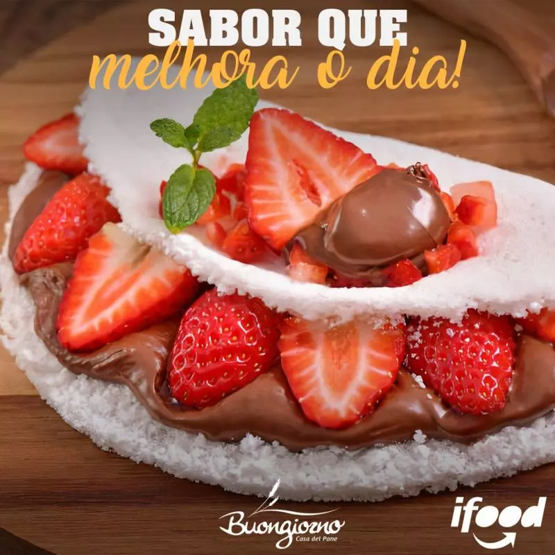 Tapioca doce - escolher sabor