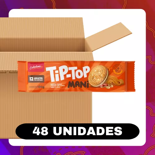 Bulto Tip Top Galleta Maní 96g