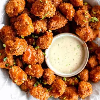 Popcorn de pollo + Papas