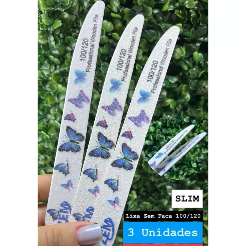 3 Und.Lixa Zem Slim Faca 100/120