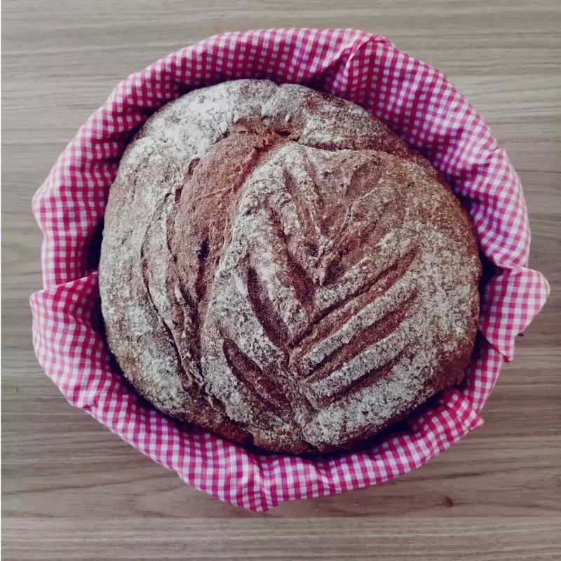 Pan masa madre chocolate