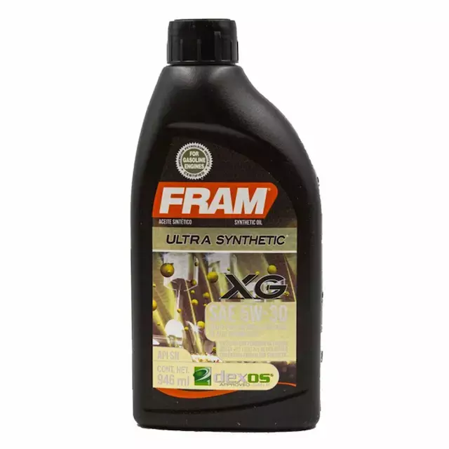 Fram SINTETICO SAE 5w-30 de 946 ml.