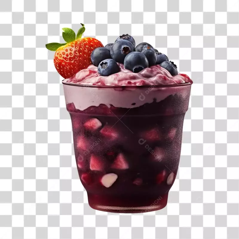 🍓 Smoothie Vermelho com Açaí