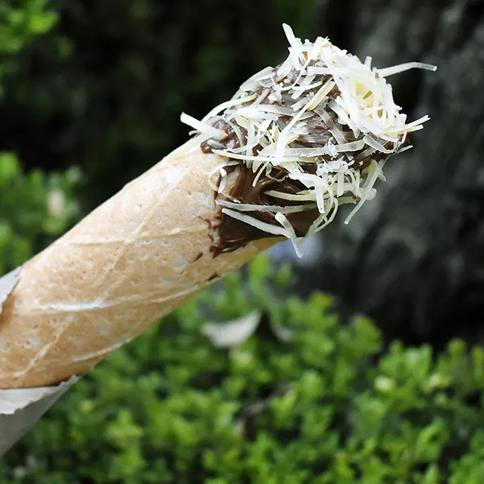 Nutella con Queso Bola