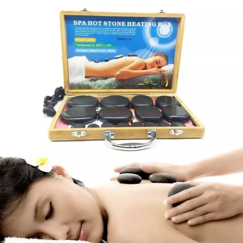 Calentador Maletin con 16 piedras