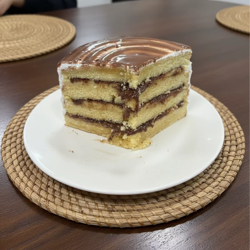 Bolo Ninho com Nutella