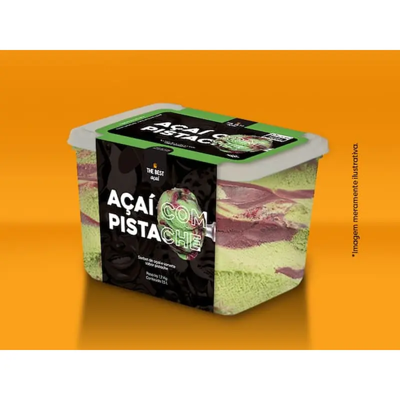 Açaí Com Pistache - 1,5 L  Pote