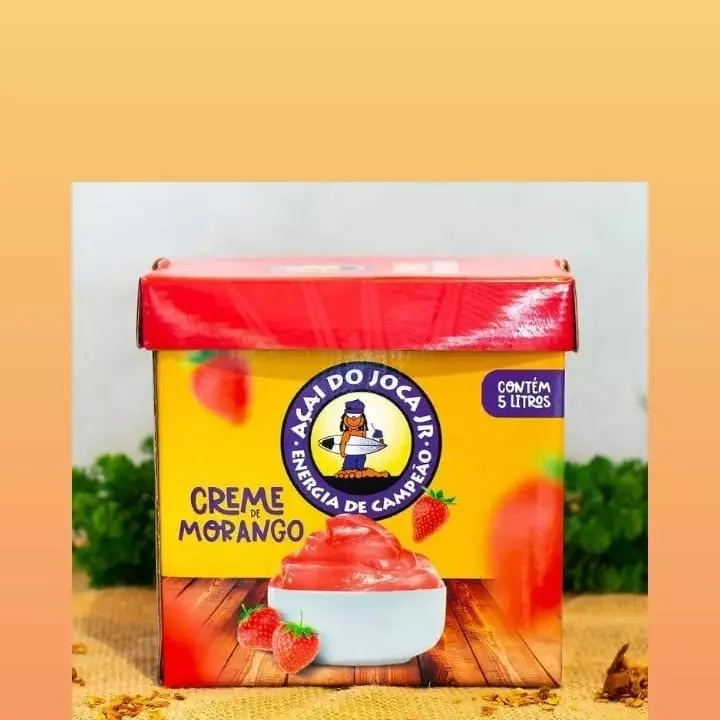 Creme morango.
