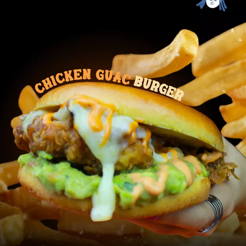 Chicken Guac Burger