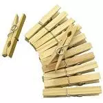 1070 Prendedor p/ roupa madeira c/12