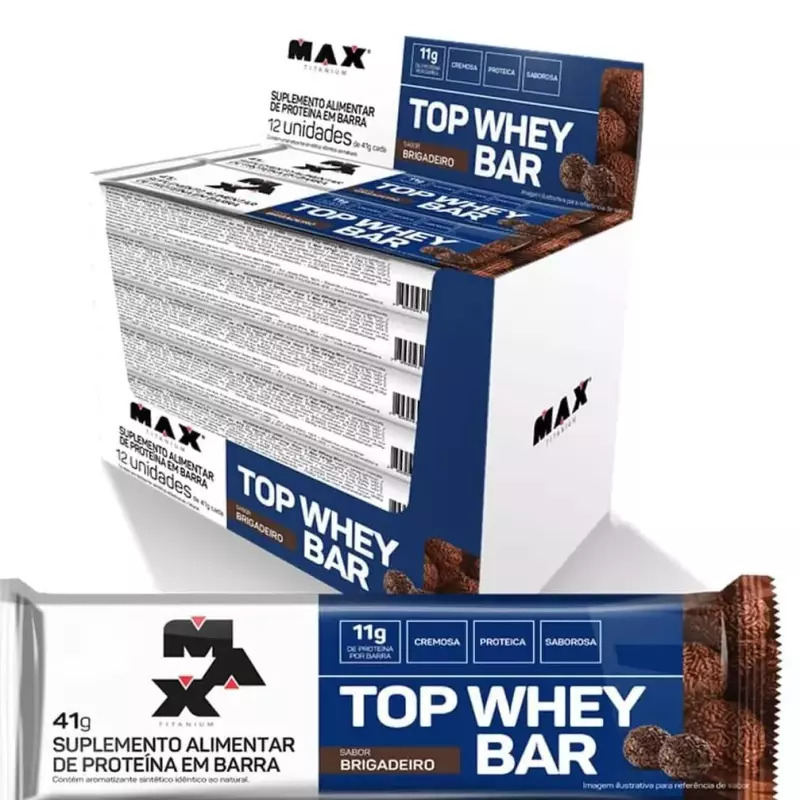 MAX TITANIUM TOP WHEY BAR 41G UNI