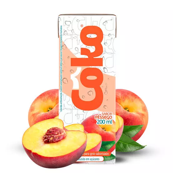 Água de Coco Pêssego 🍑 200ml C/6