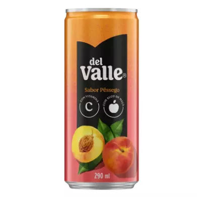 Suco de pêssego Del Valle