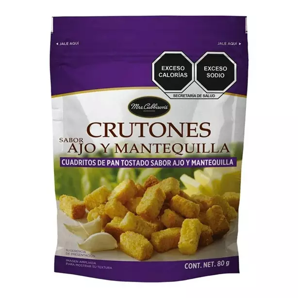 Crutones  Cuadros Pan Tostado