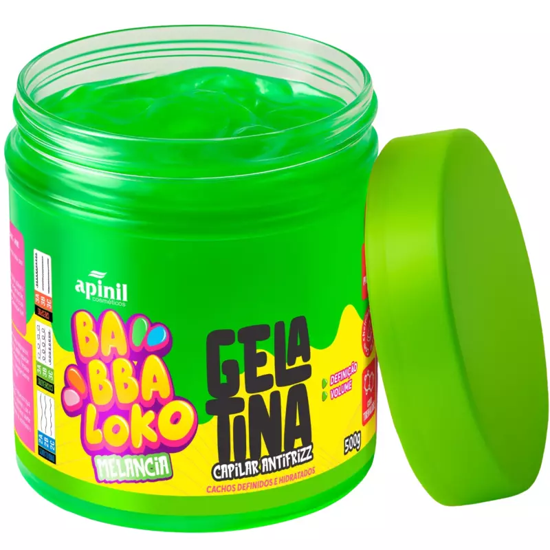 GELATINA CAPILAR MELANCIA ANTIFRIZZ