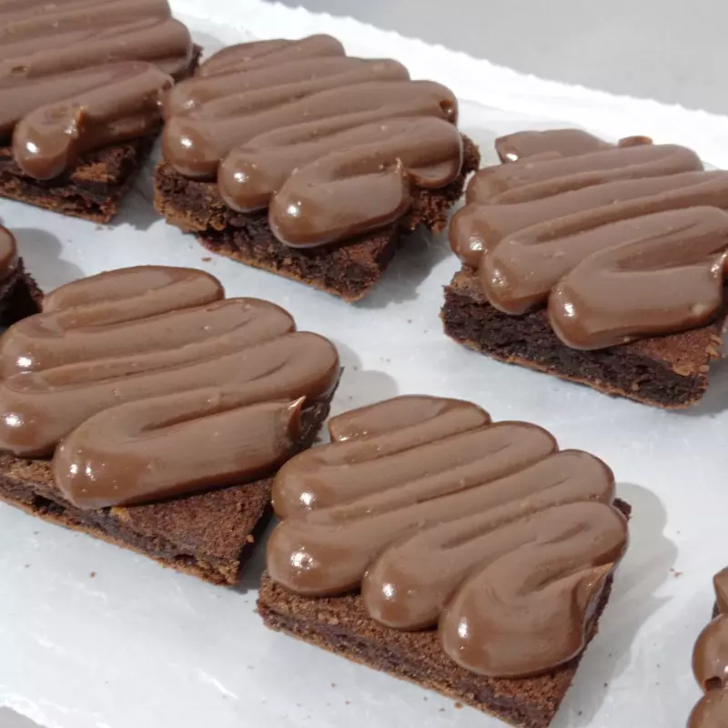 Brownie Recheado com Brigadeiro