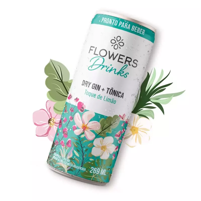 Gin Flowers Limão