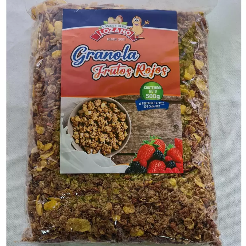 GRANOLA DE FRUTOS ROJOS