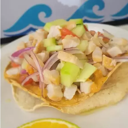 TOSTADA CEVICHE MIXTO