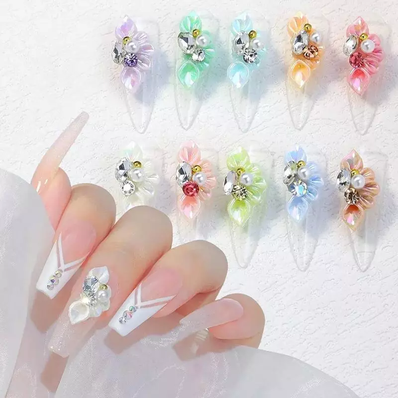 Cajas de relieves para uñas (6 par)