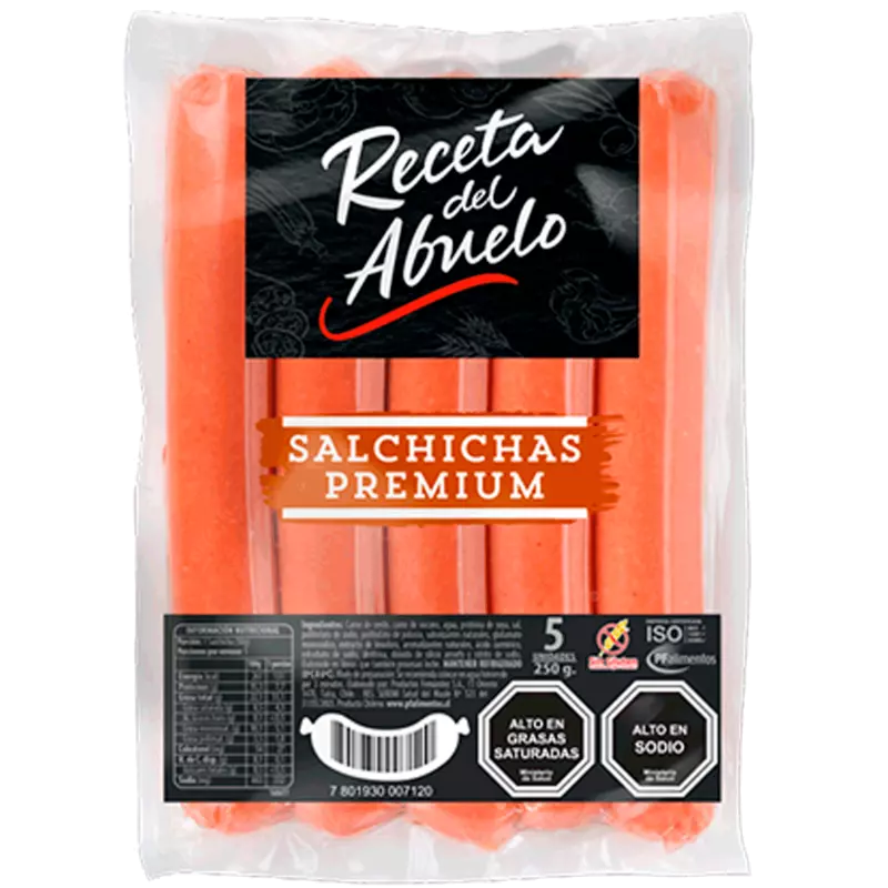 Salchicha Receta del abuelo 5 unid